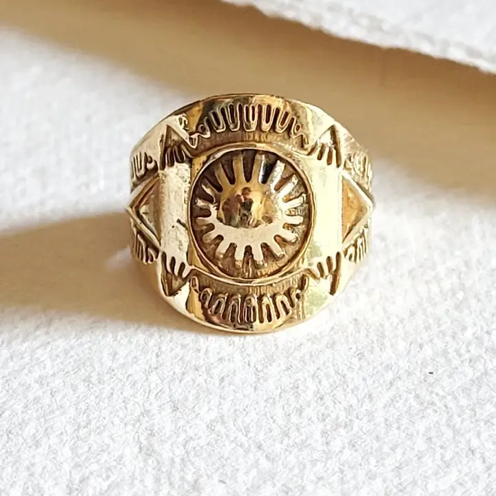 Brass Ring Sun Circle