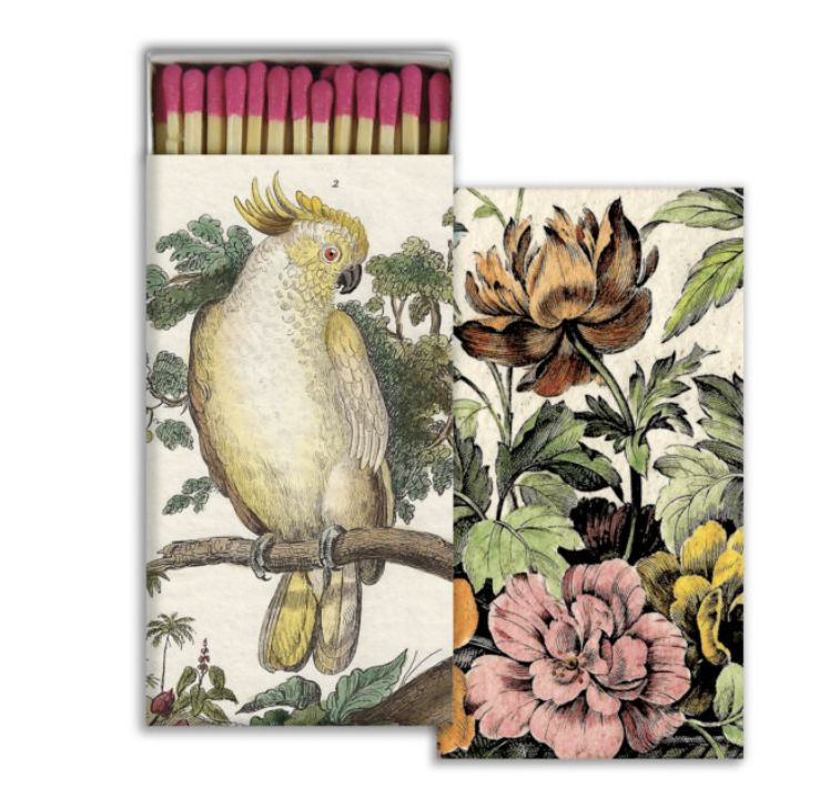 Wooden Matches Animals and Critters, Pattern: cockatoo