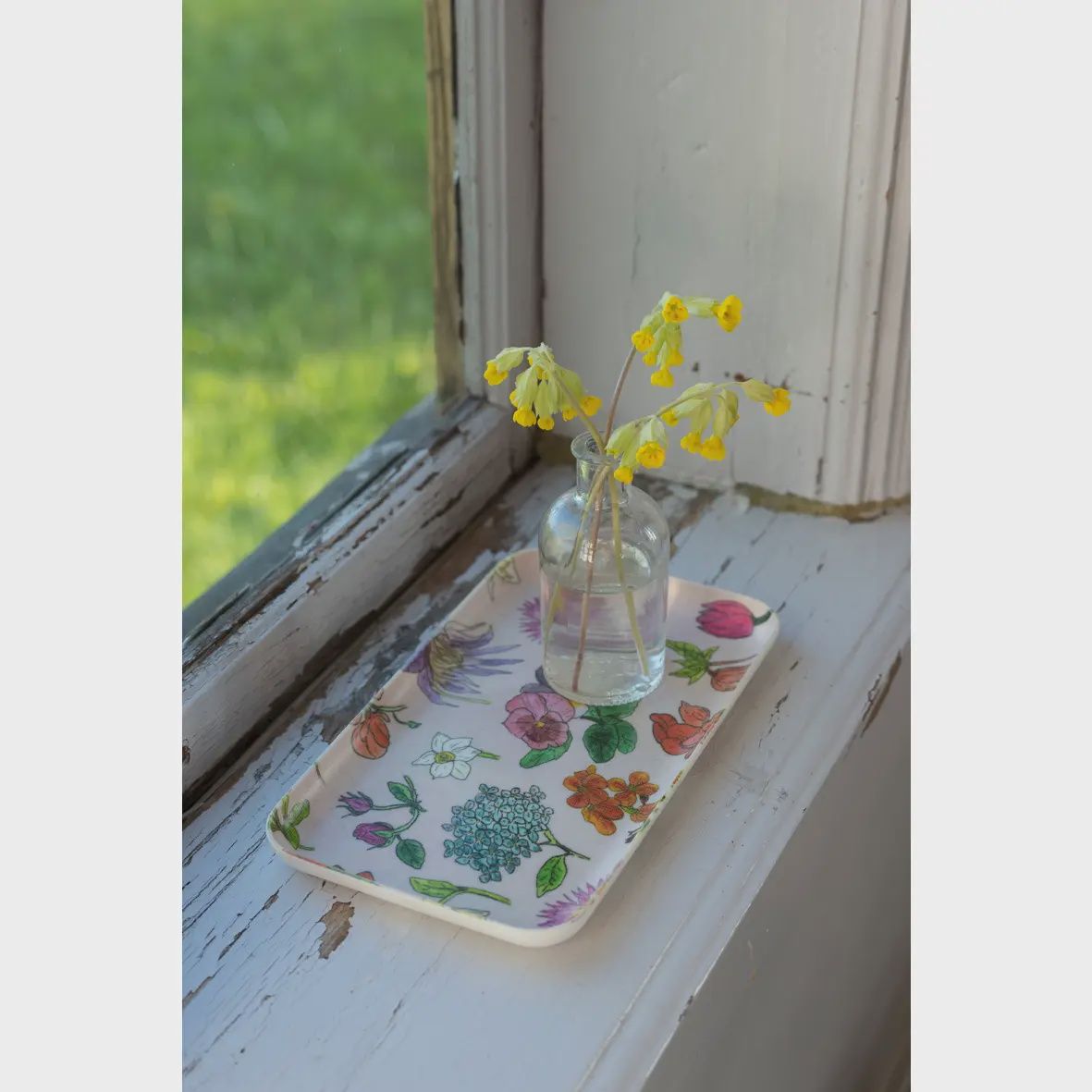 Linen Coated Tray | Boinot Fleur |Small