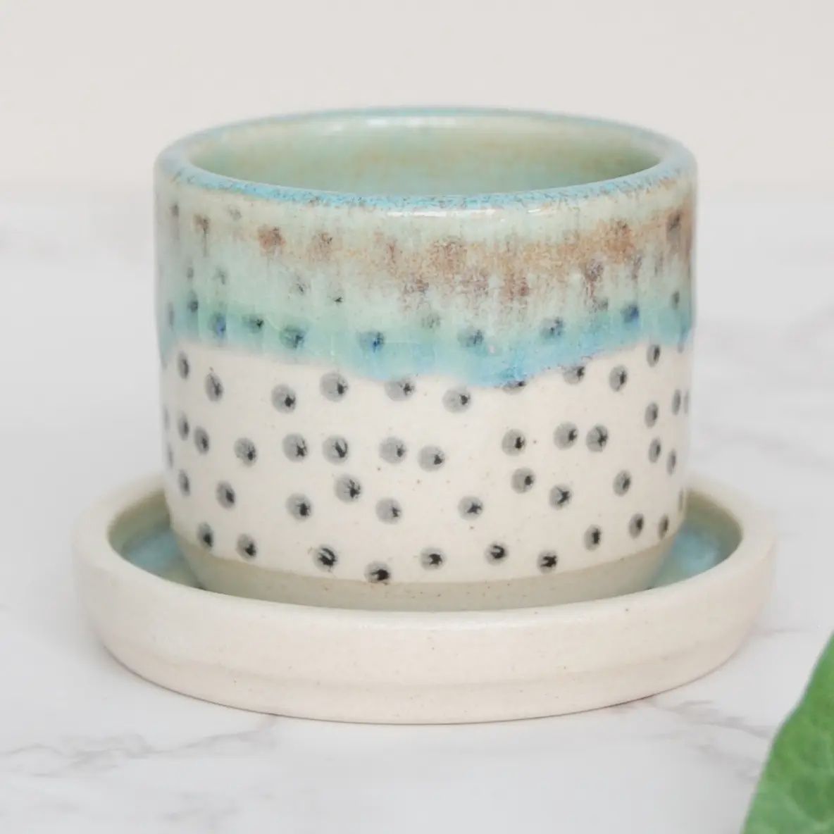 Tiny Plant Pot | Dolka Dot Print | 2"