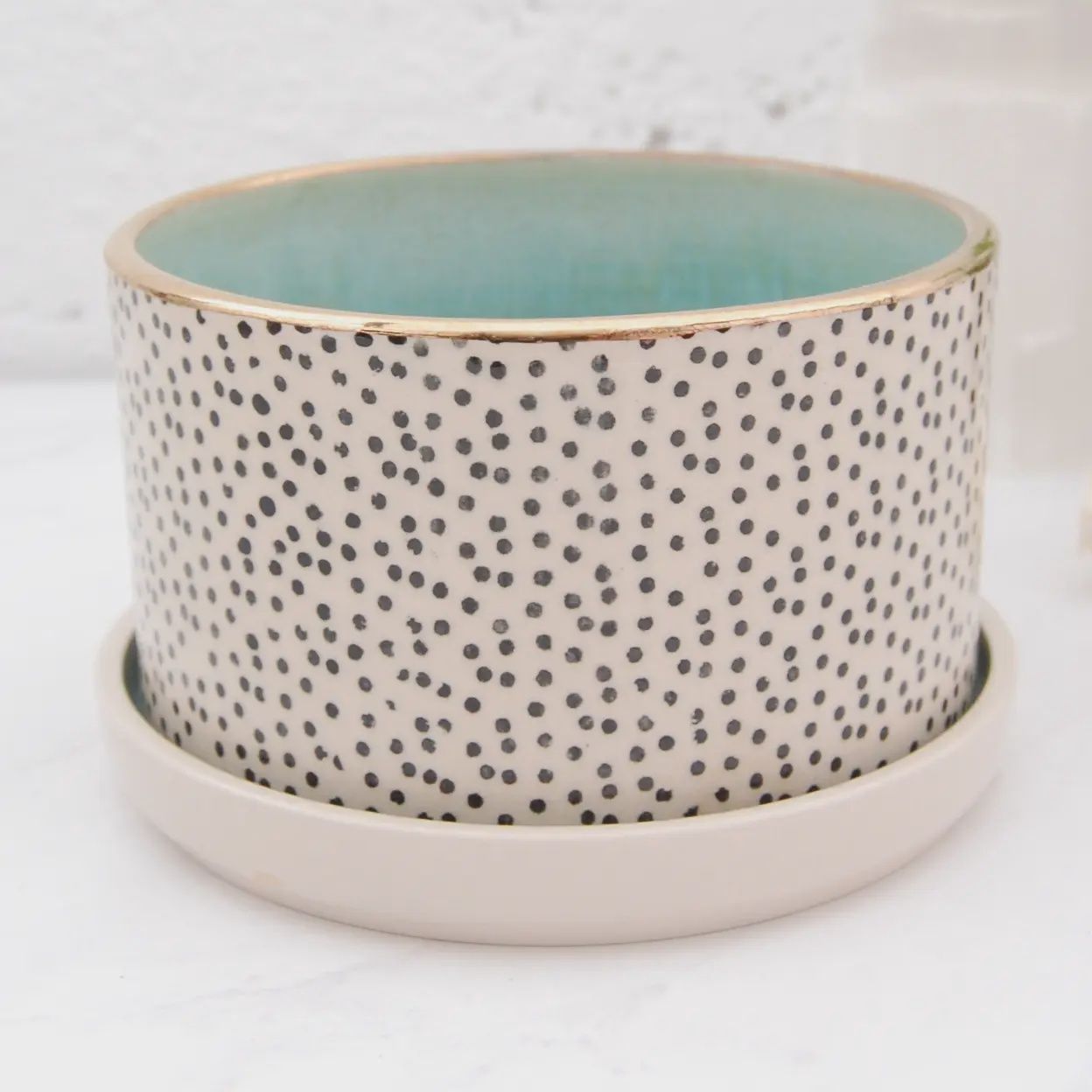 Polka Dot Planter | Short | 4"