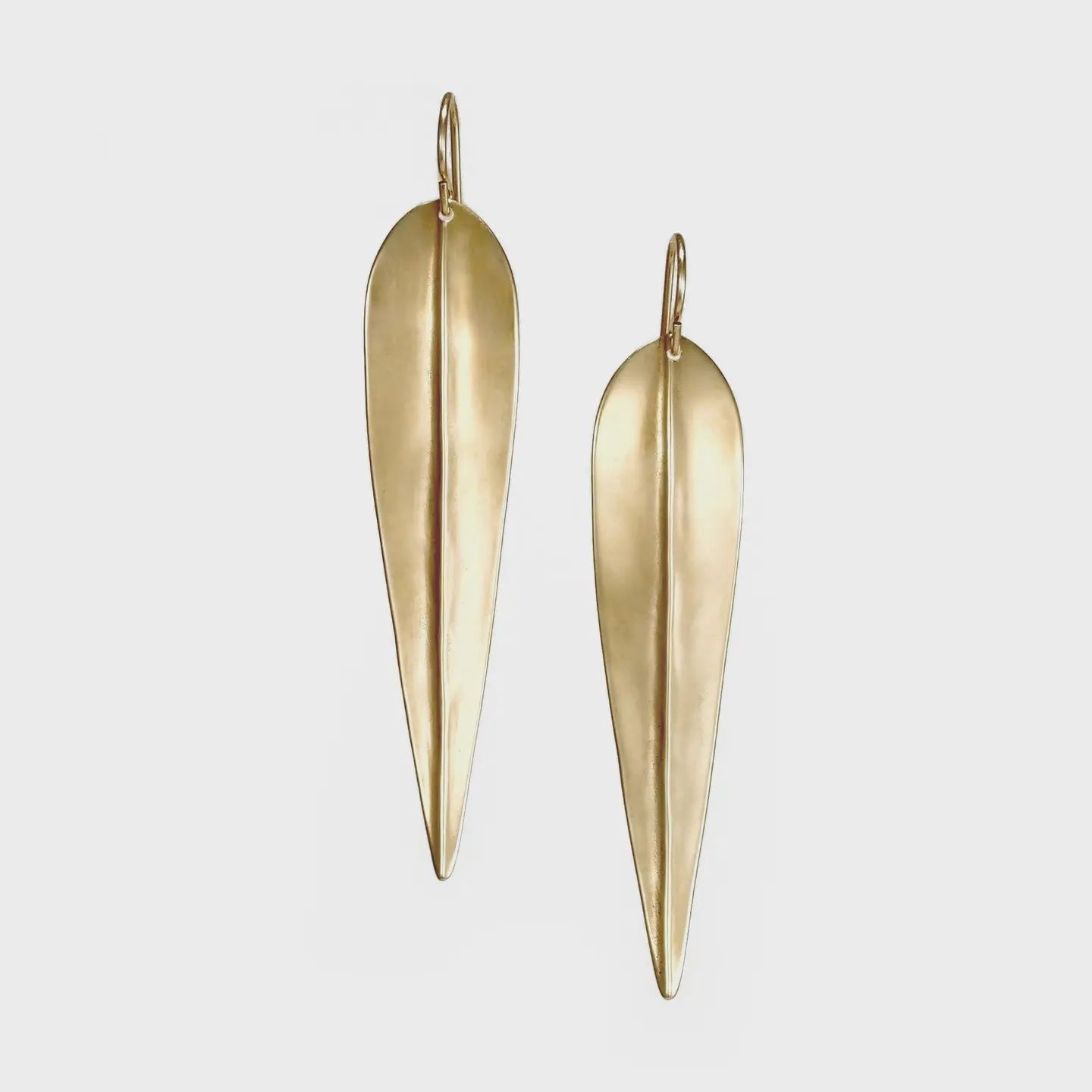 Kiko Earrings, metal: brass