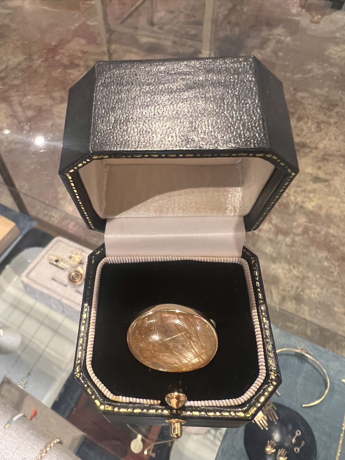 Rutilated Quartz Ring