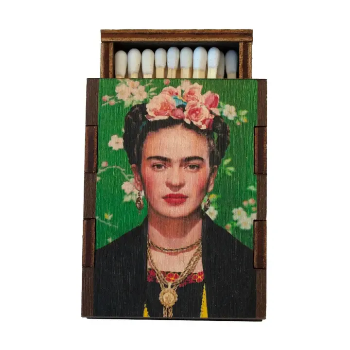 Frida Kahlo Wooden Matchbox