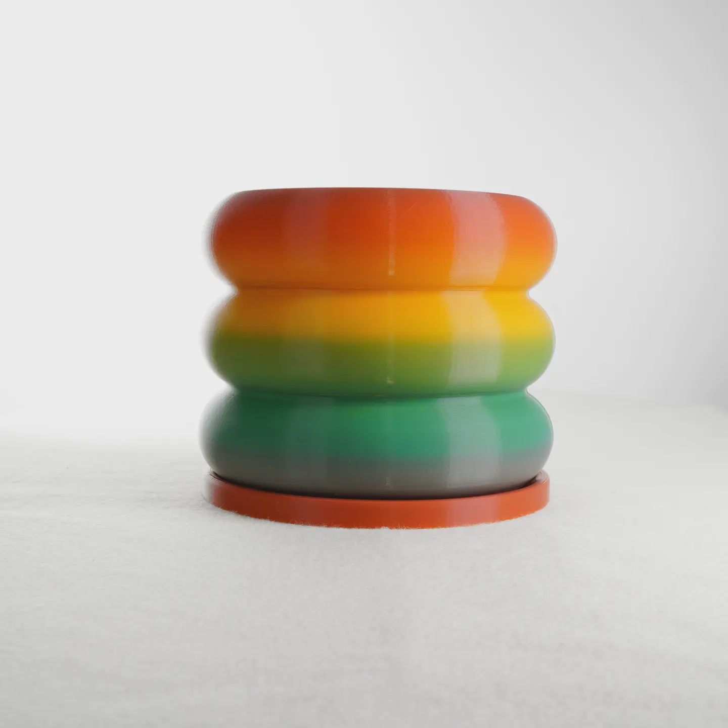 Bubble Plant Pot with Drip Tray | Ombre | 4"