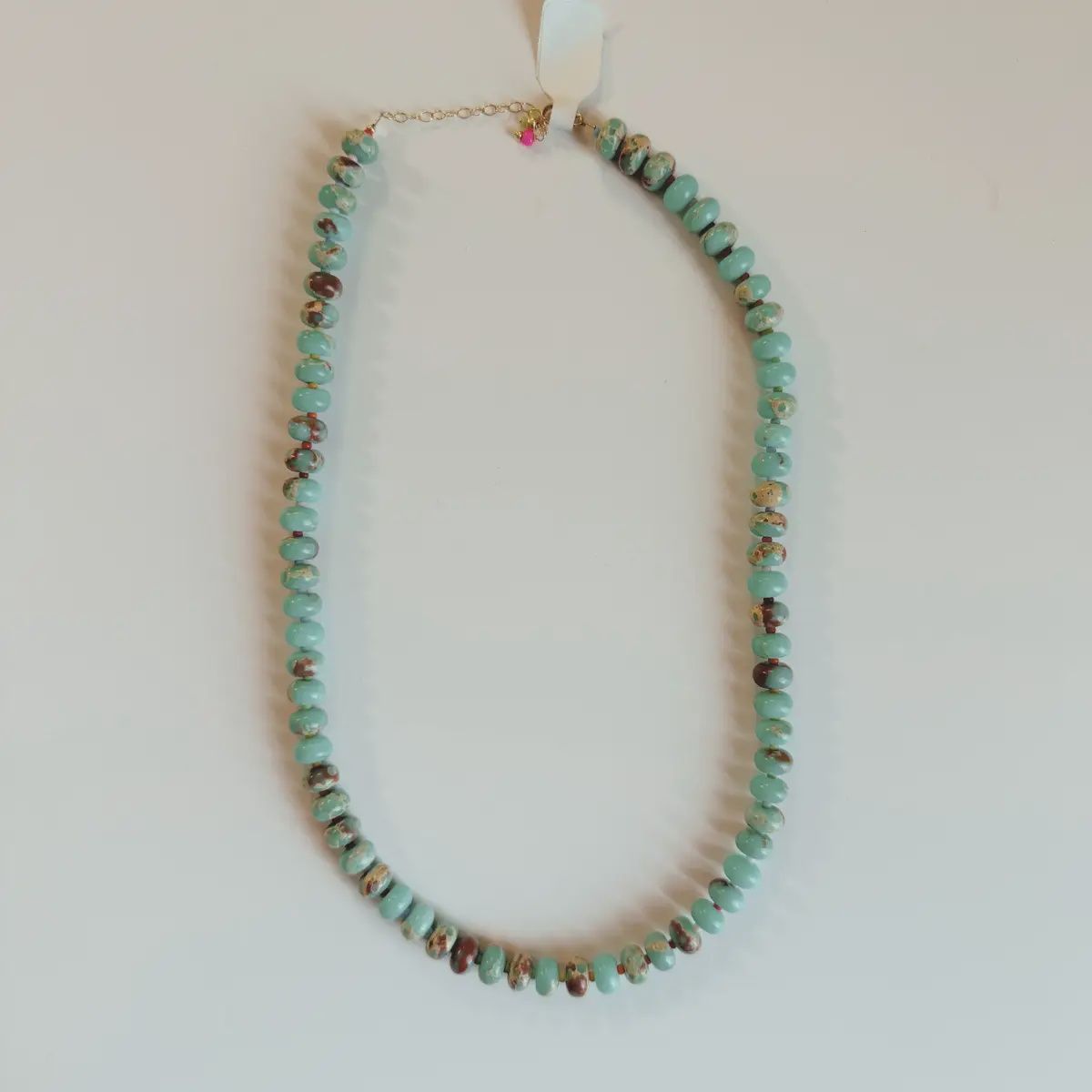 Turquoise Candy Necklace | 18"