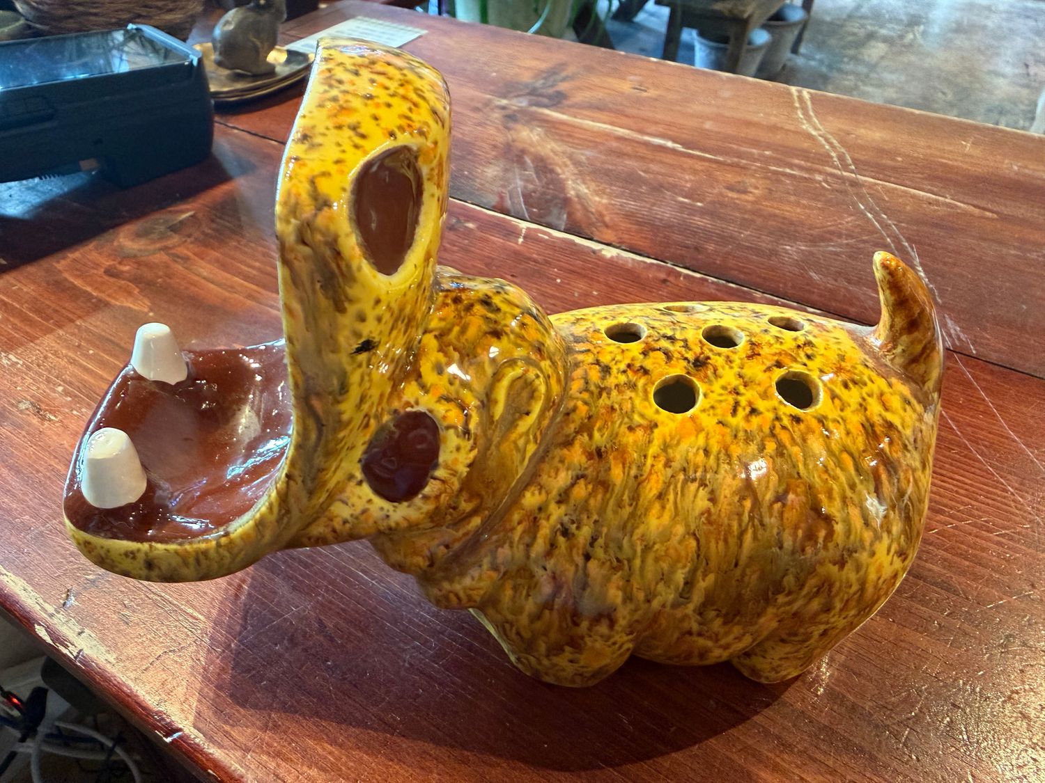 Vintage Ceramic Hippo