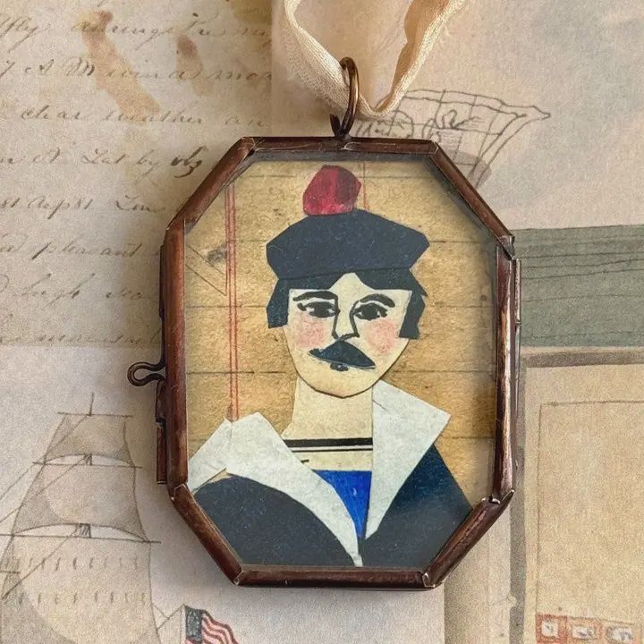 Salty Sailor Art Locket