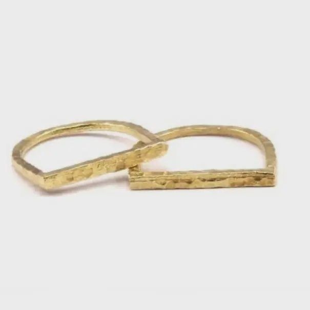 Brass Stacking Rings