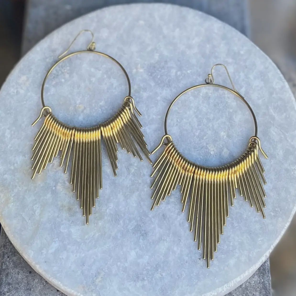 Big Fringe Hoops