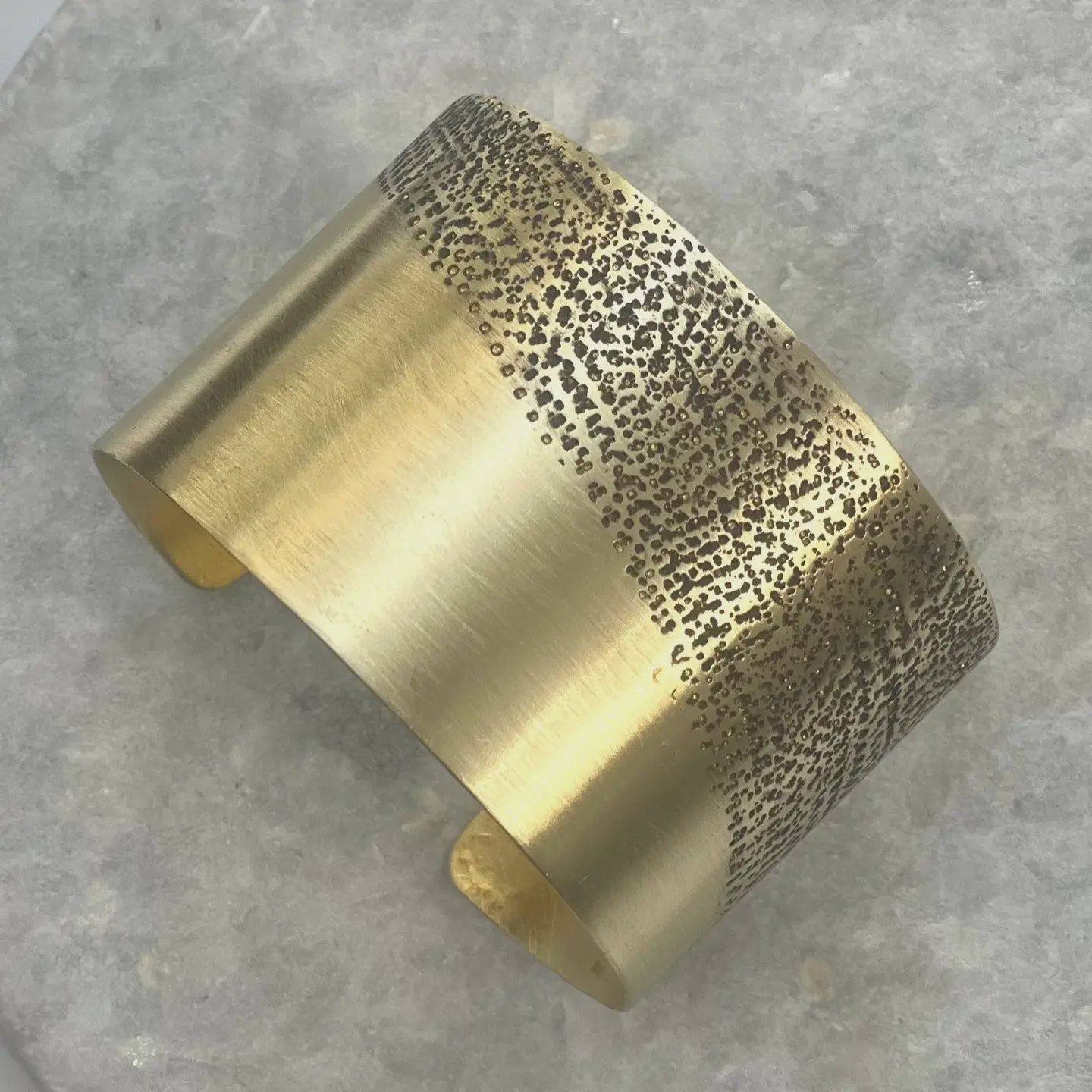 Textured Brass Cuff