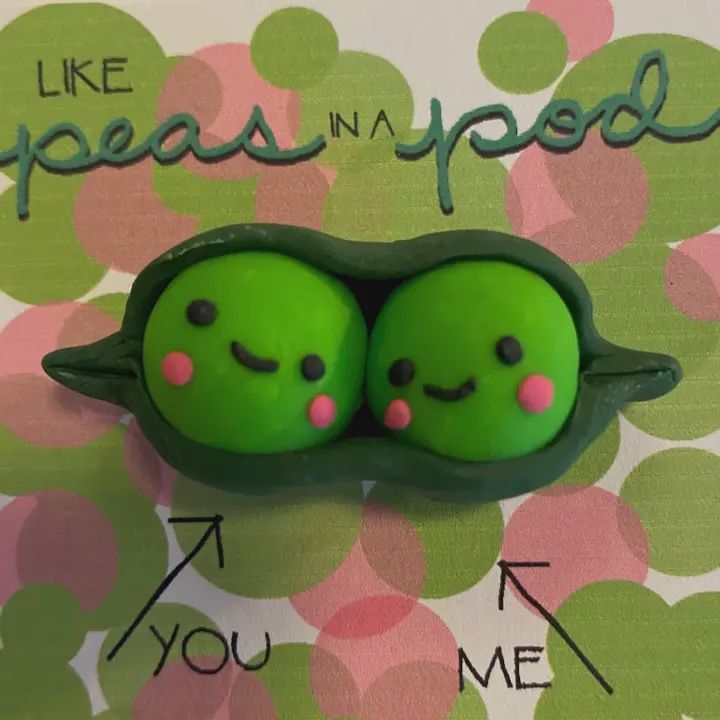 Like Peas in A Pod Fridge Magnet