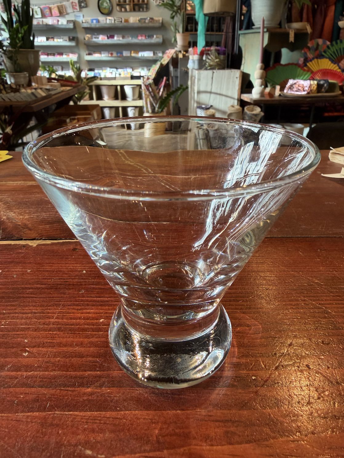 Stemless Martini Glass [set of two]