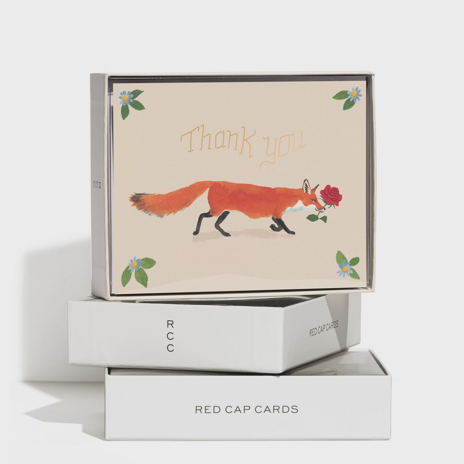 Thanks Fox Boxed Set of 8 Cards and Envelopes
