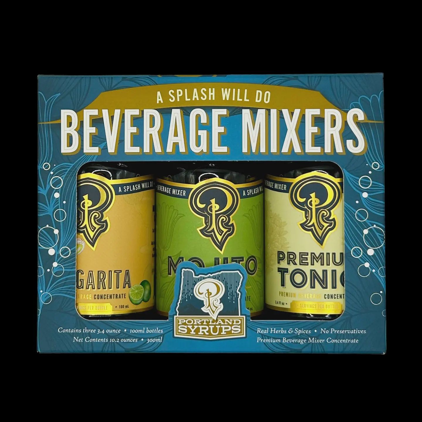 Portland Syrups | Blue Box Set, Mocktails