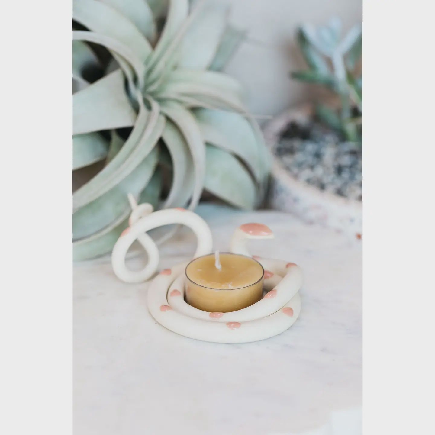 Ceramic Snake Tealight | Sofie