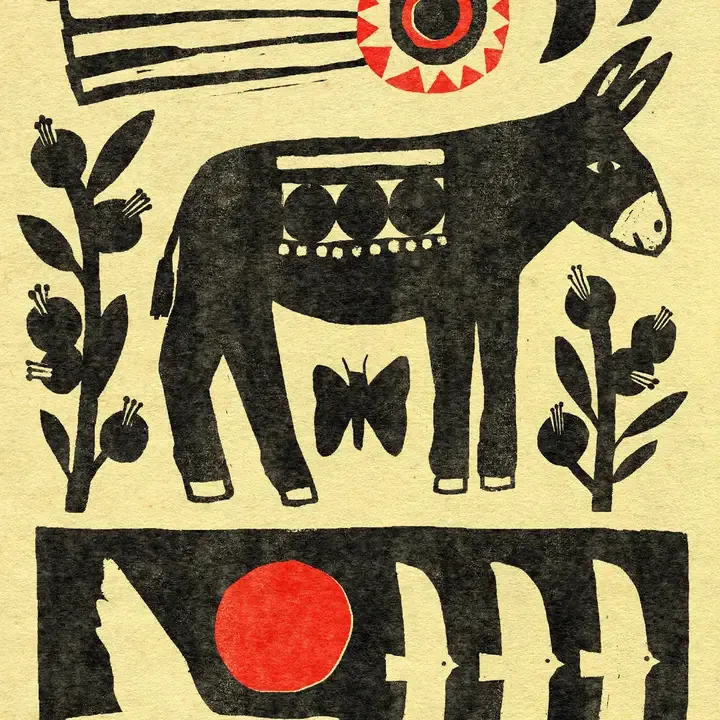 Art Print | Donkey | 11 x 14"