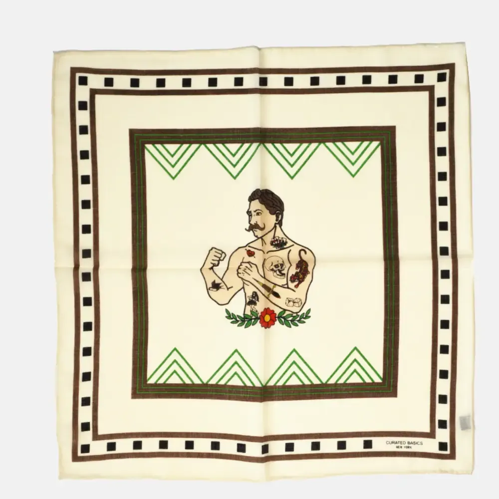 Tattoo Warrior 100% Wool Bandana