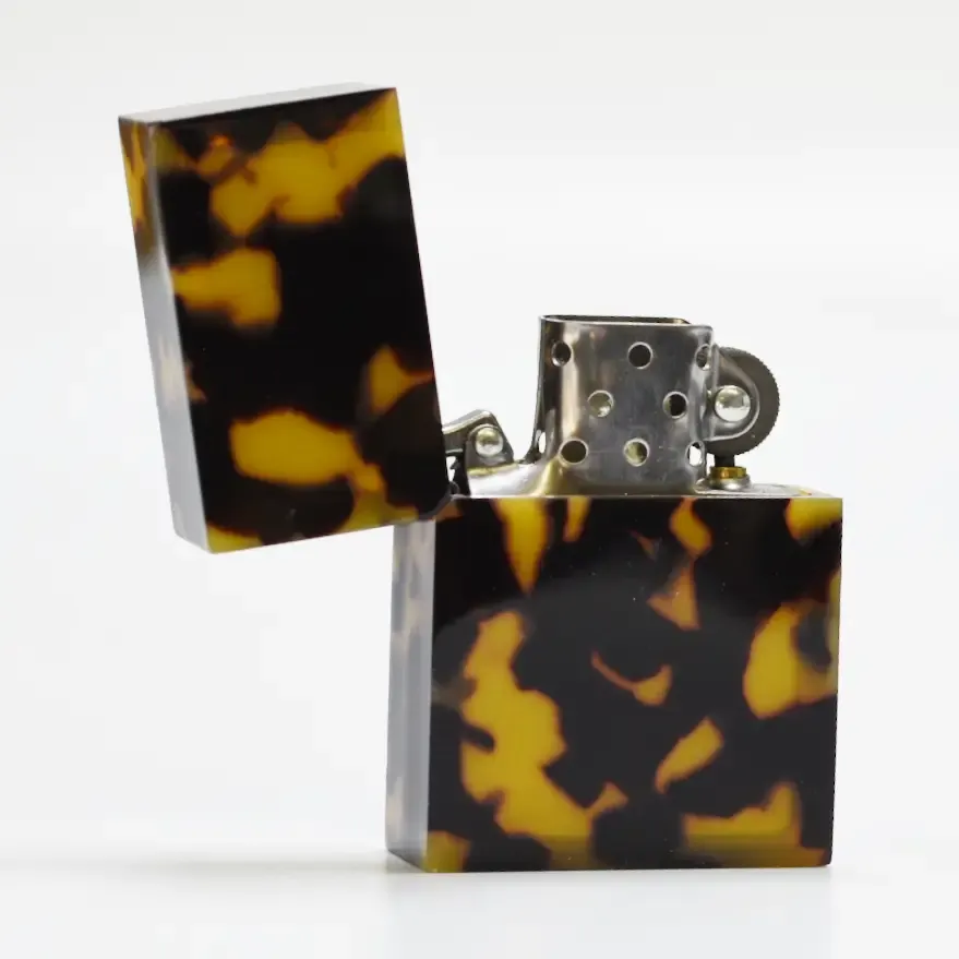 Tortoise Zippo Style Lighter