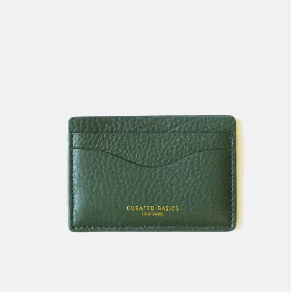 Classic Leather Cardholder | Green