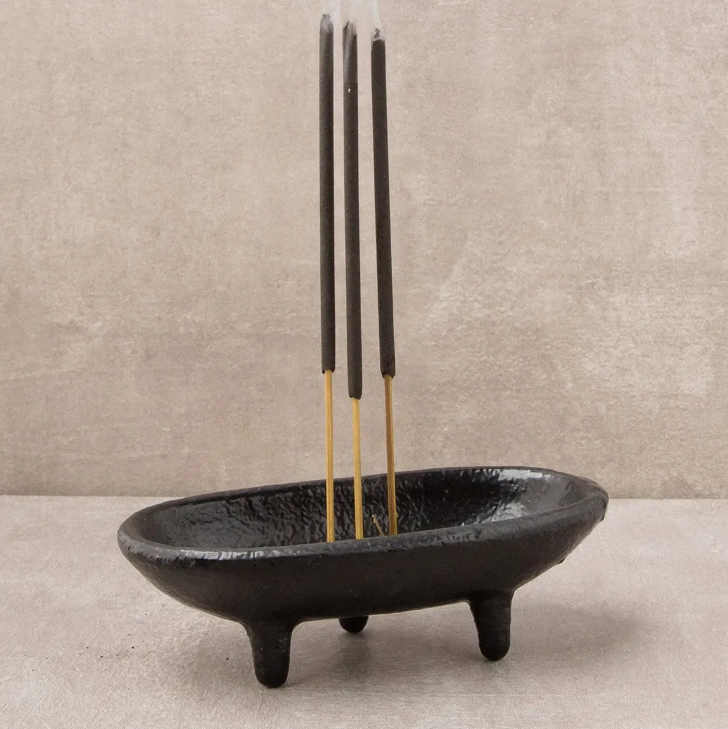Cast Iron Oval Smudge Dish