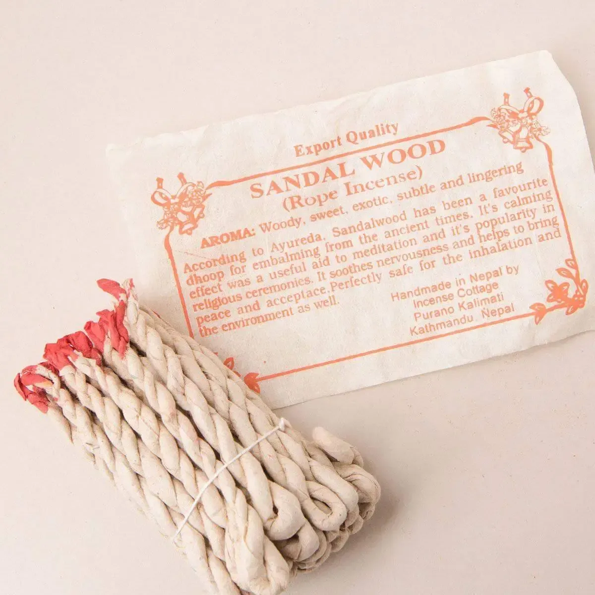 Tibetan Rose Rope Incense