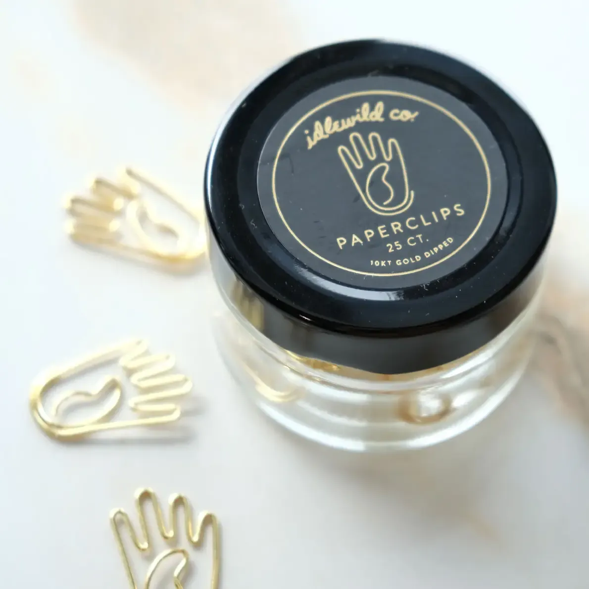 Gold Plated Paper Clips | Hand