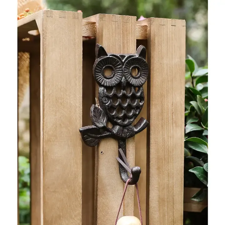Cast Iron Owl Hook