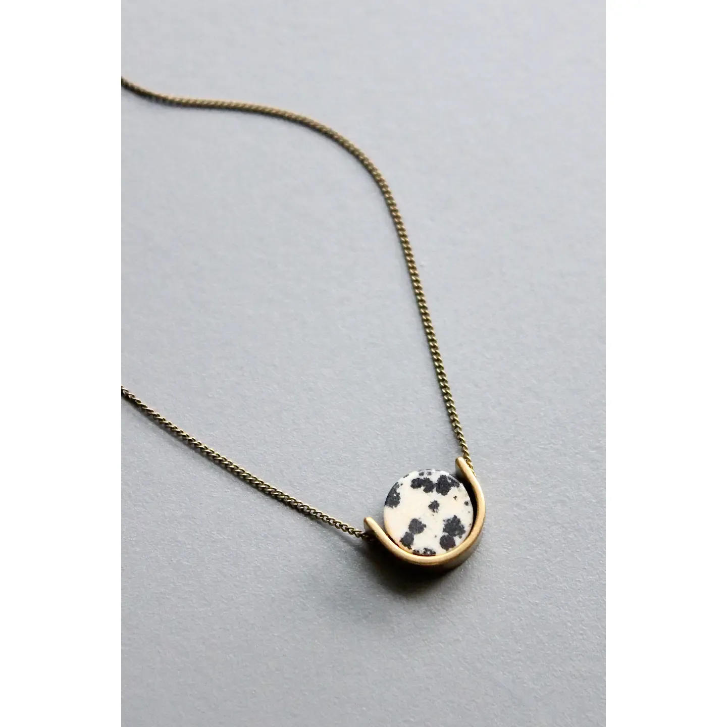 Mini Dalmation Jasper Necklace