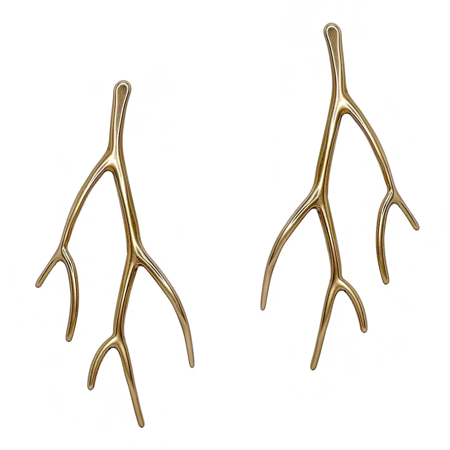 Piper Earrings | Brass