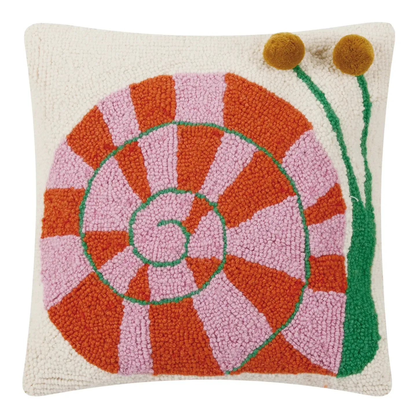 Snail's Pace w/ Pom Pom Eyes Hook Pillow