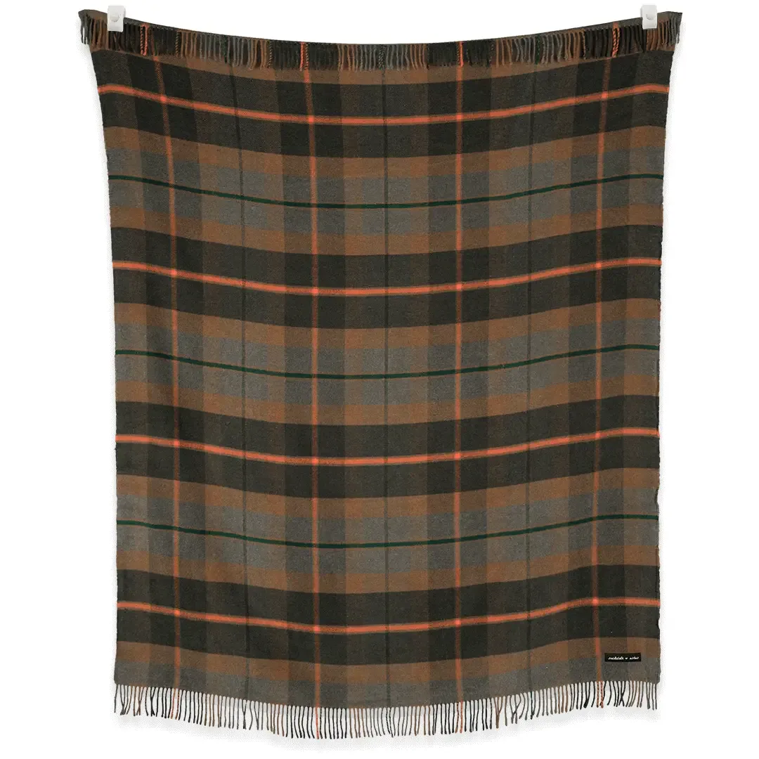 Folk Olive Blanket
