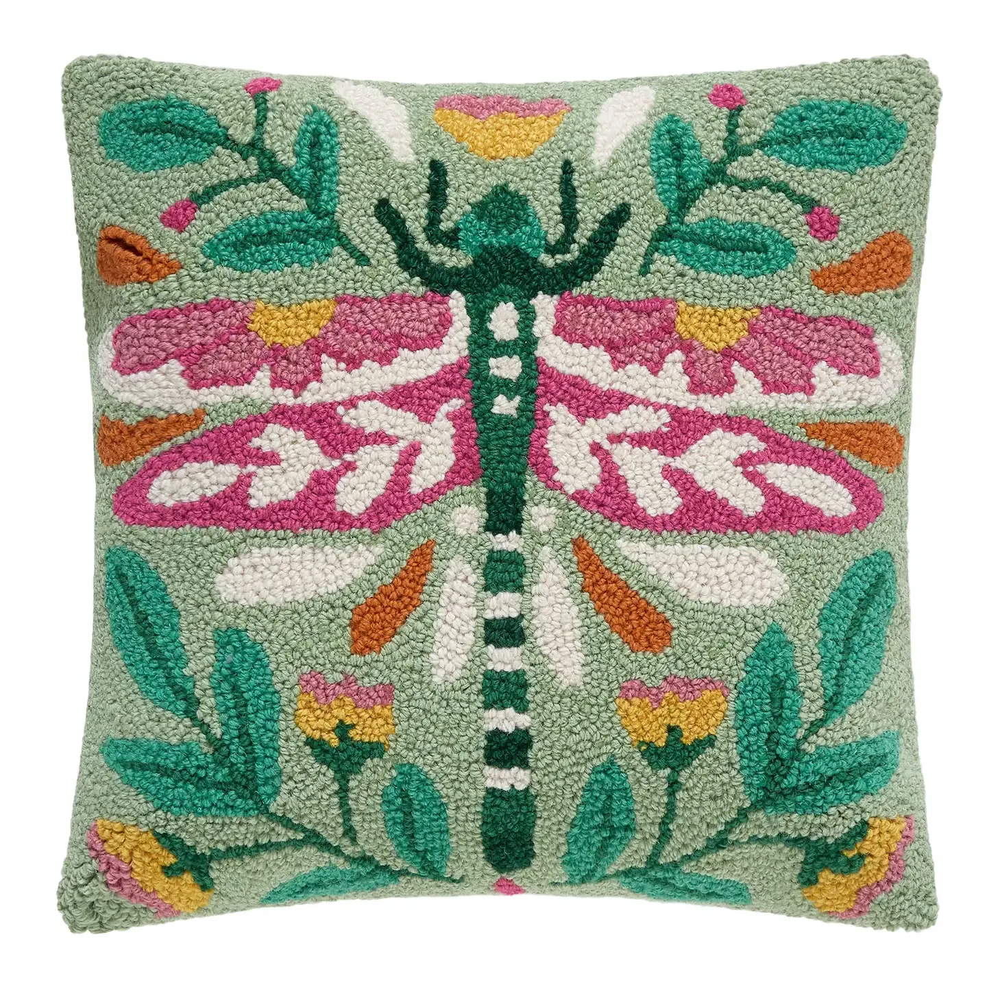 Folk Dragonfly Hook Pillow