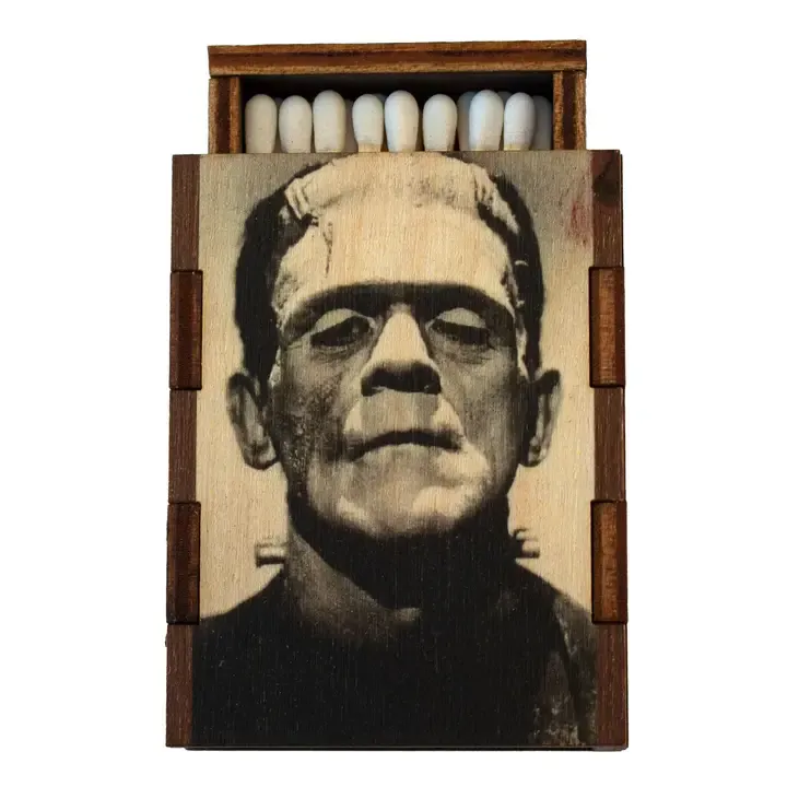 Frankenstein Wooden Matchbox
