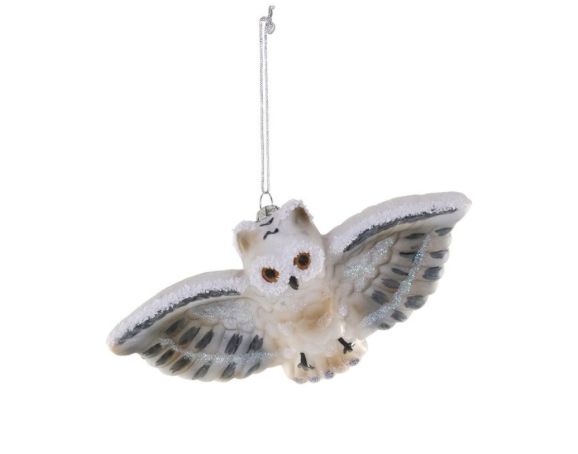 snowy owl ornament