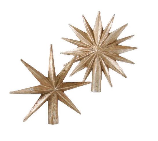 Paper Star Tree Topper | Silver