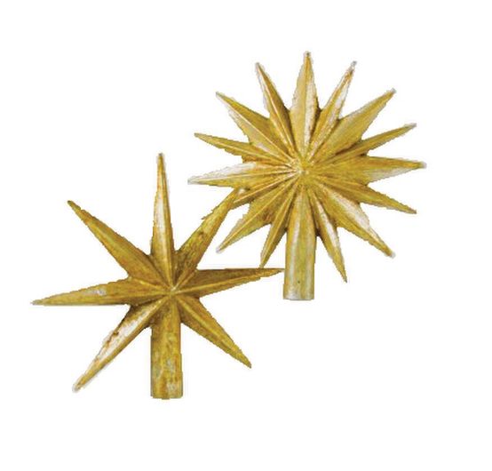 Paper Star Tree Topper | Gold