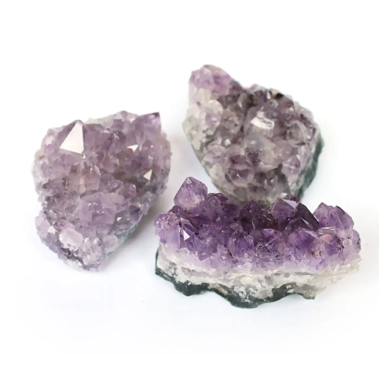 Large  Amethyst Crystals Cluster