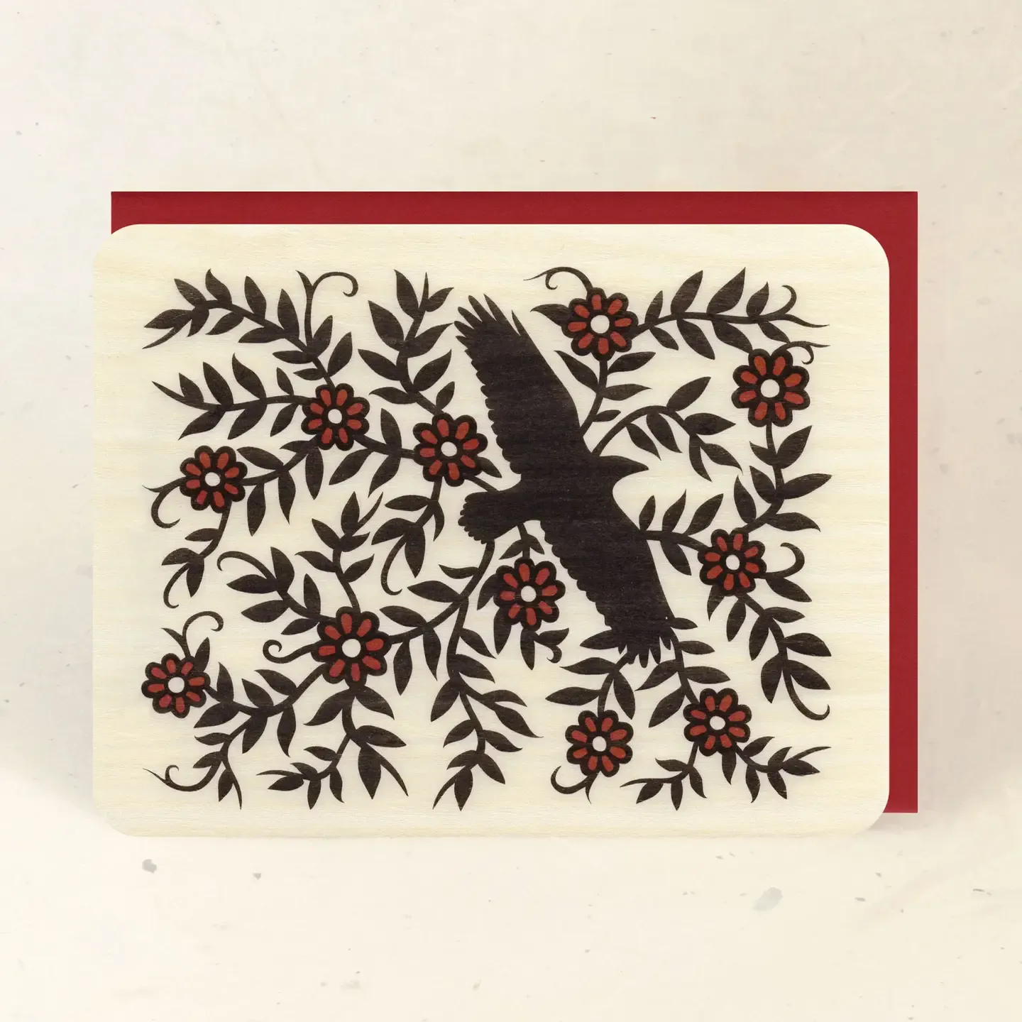 Wood Greeting Card, design: Raven Wood