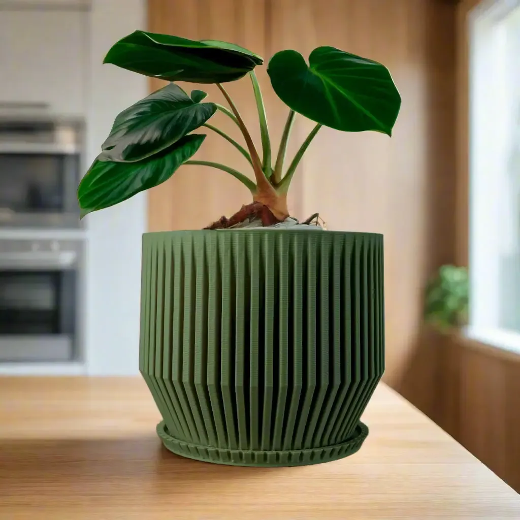 Skyline Modern Planter | Green