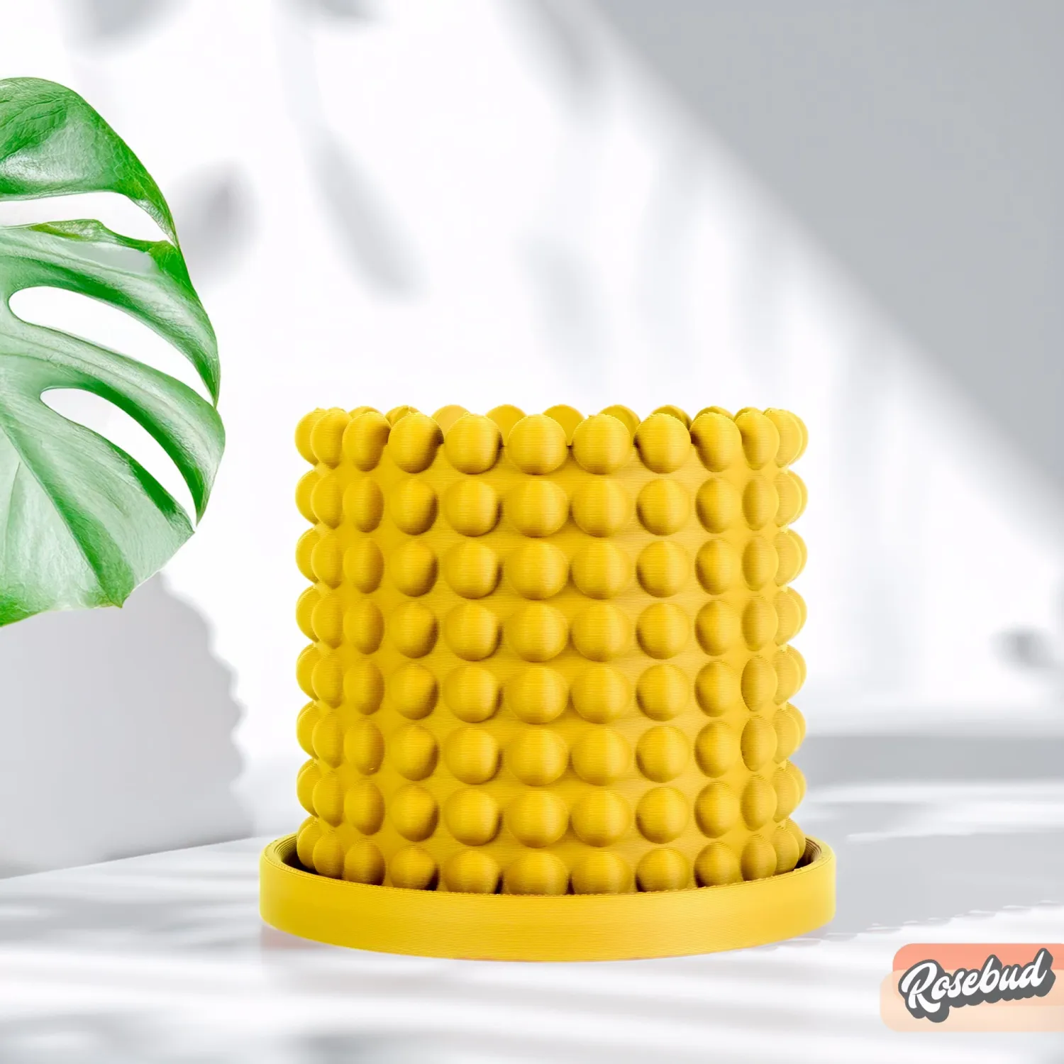 Ring of Pearls Planter | Mustard