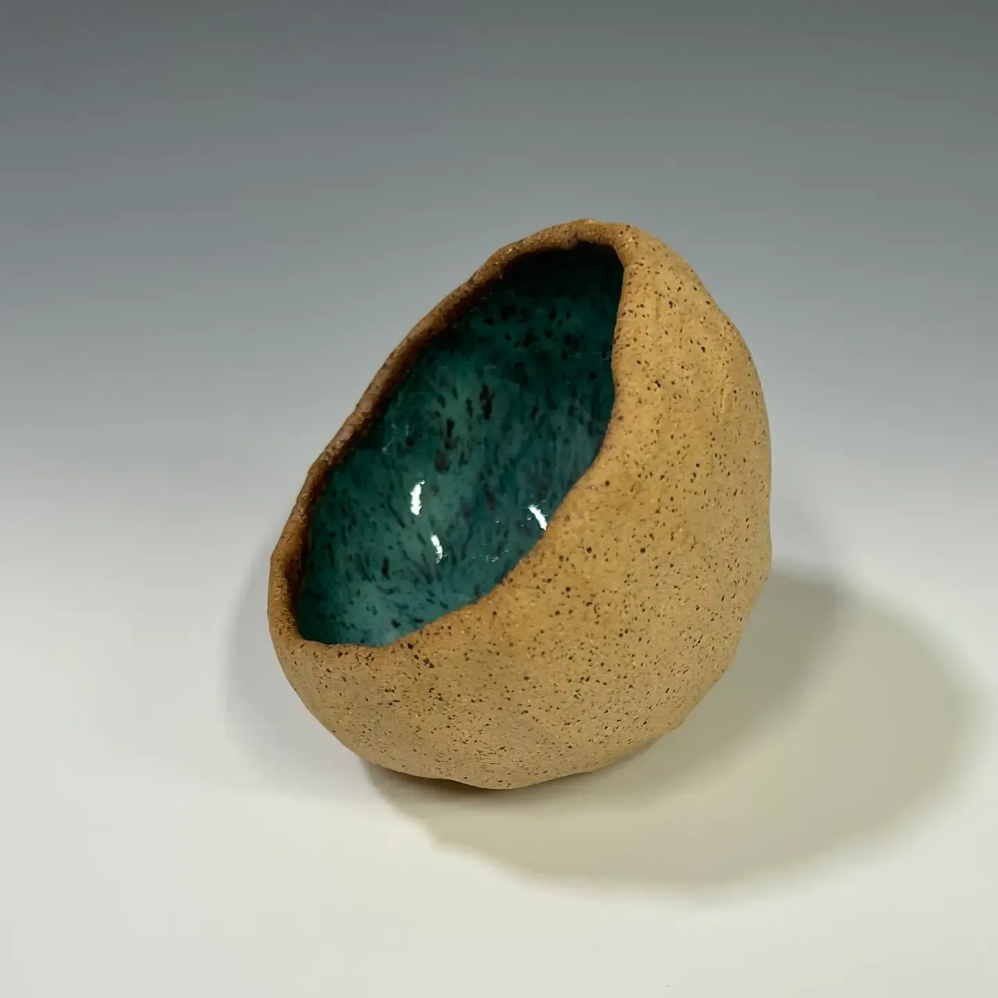 Stoneware Salt Pinch, Color: jade