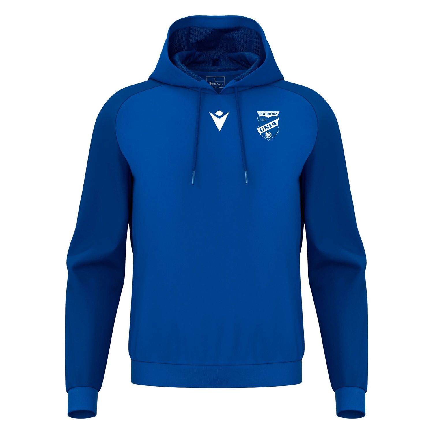 Bluza z kapturem niebieska