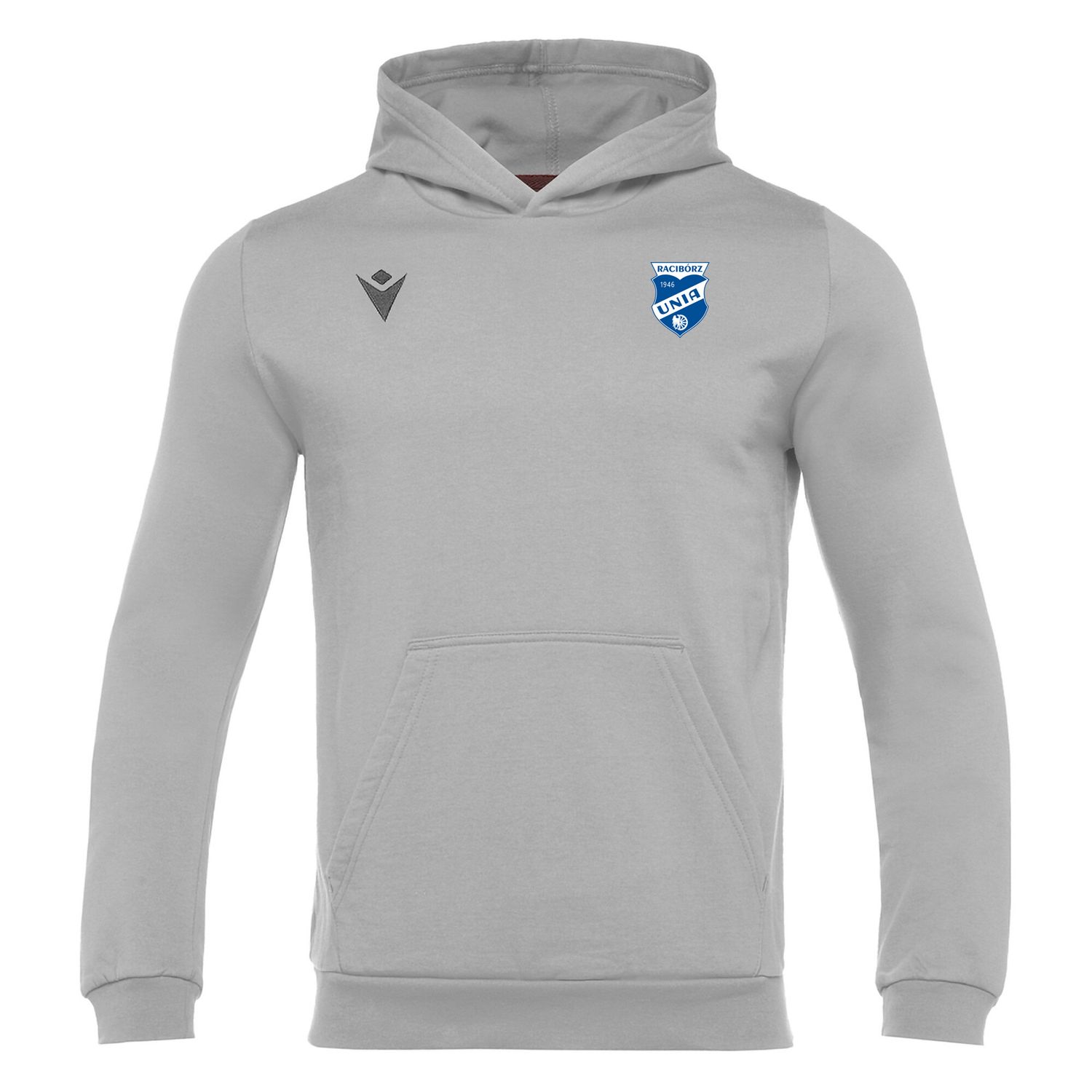 Bluza z kapturem szara