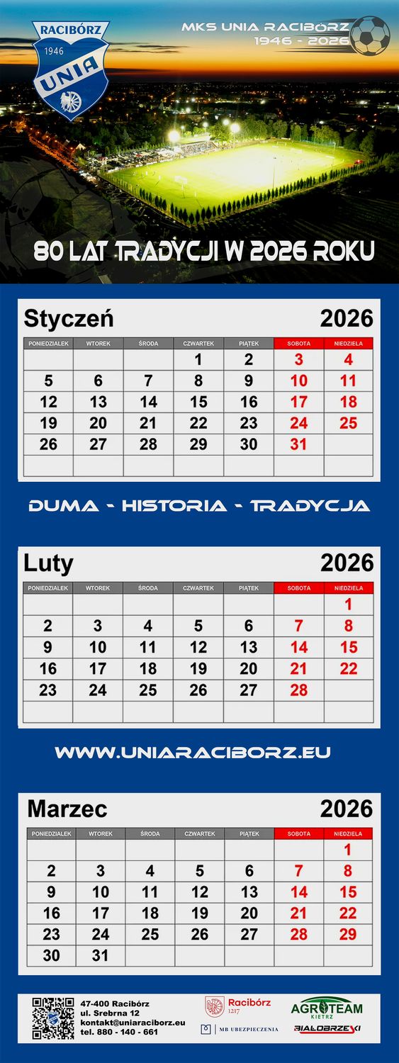 Kalendarz 2026