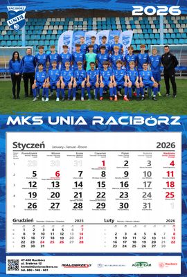 Kalendarz grupowy 2026 - Junior