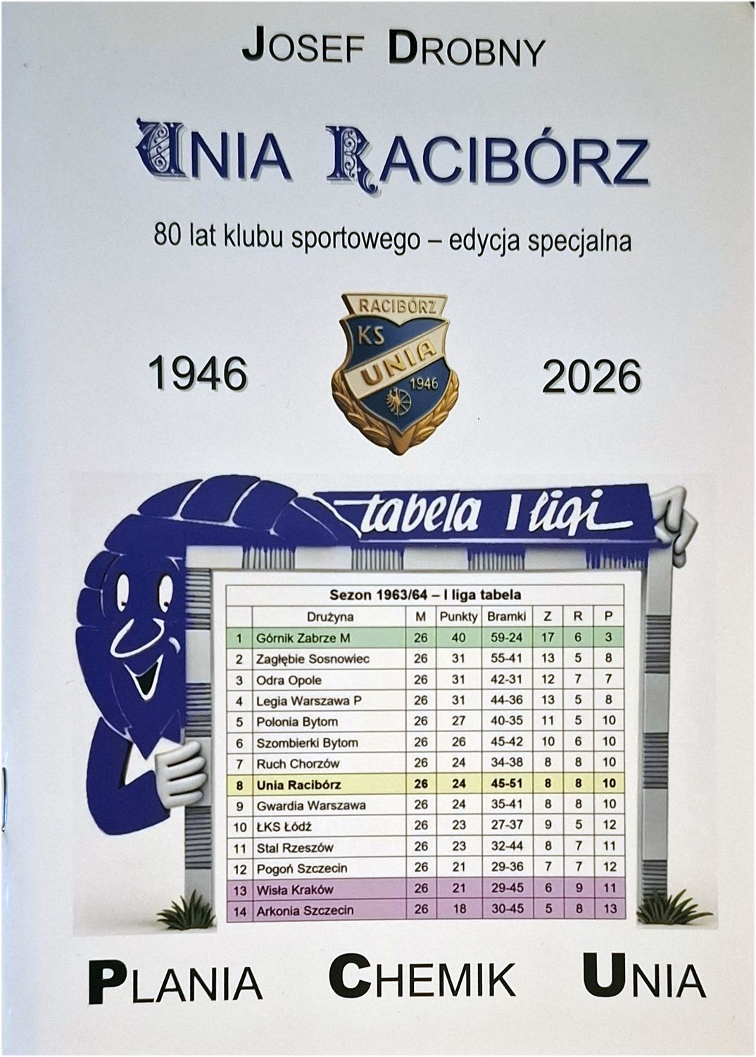 Broszurka - 80 lat Unia Racibórz