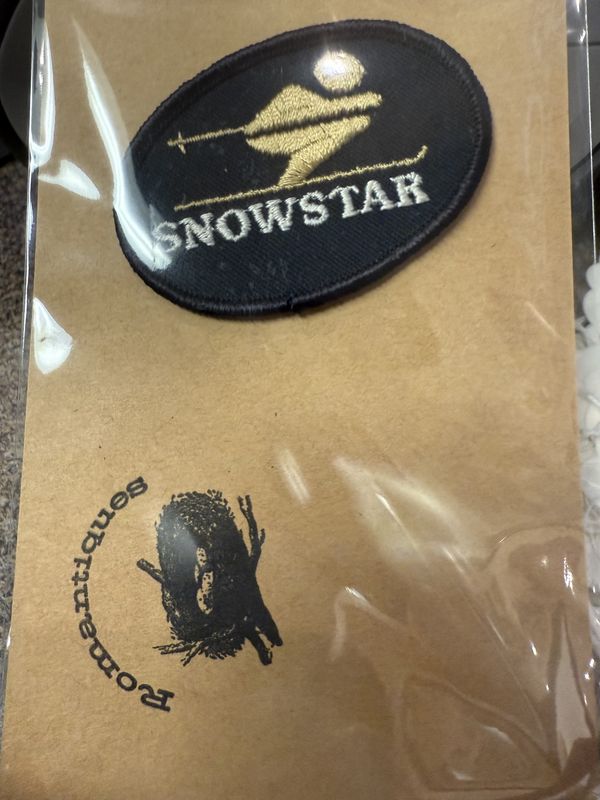 Vintage Ski Snowstar Patch