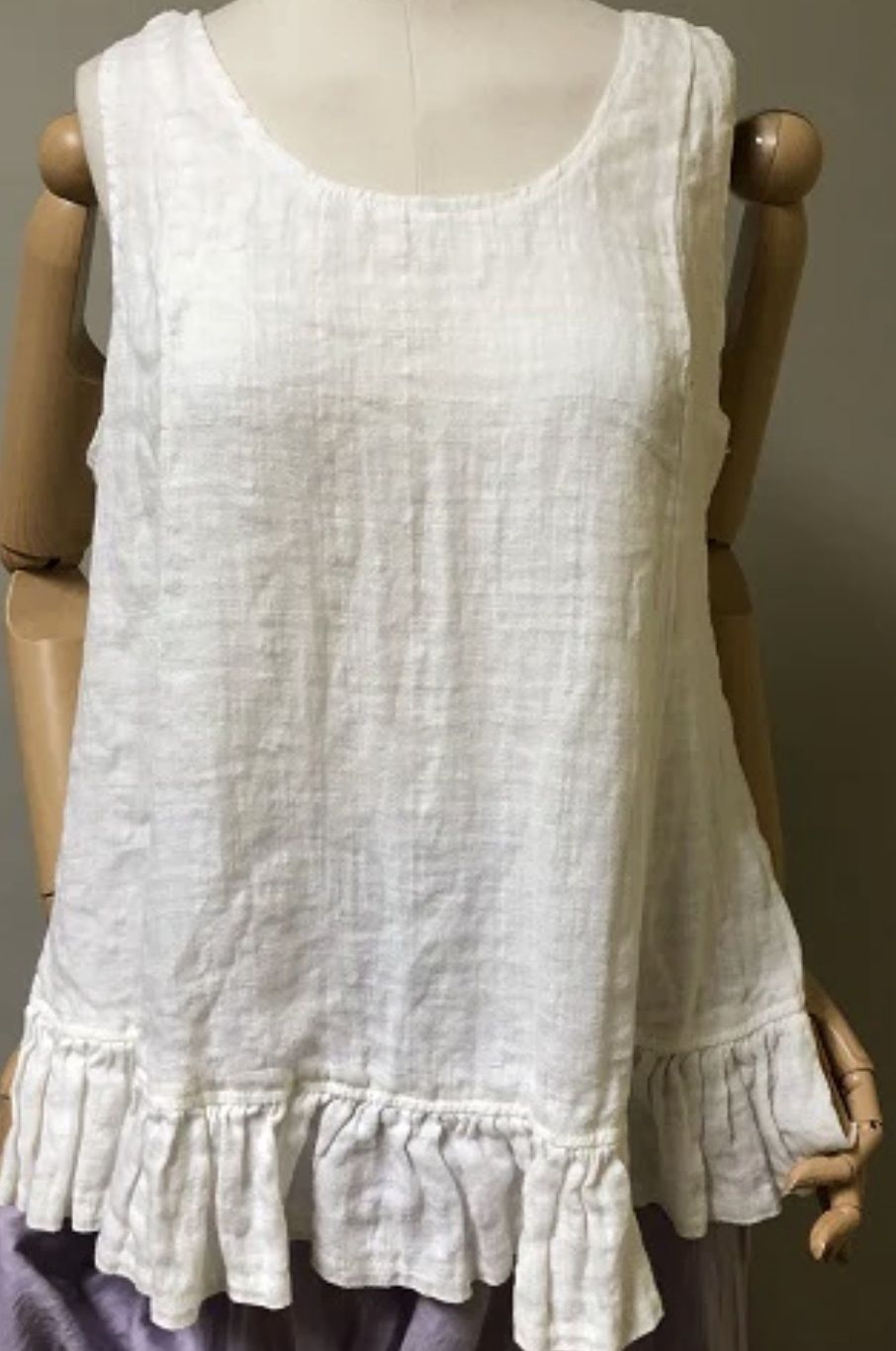 Heart&#39;s Desire Shell Cami Linen MediumCream