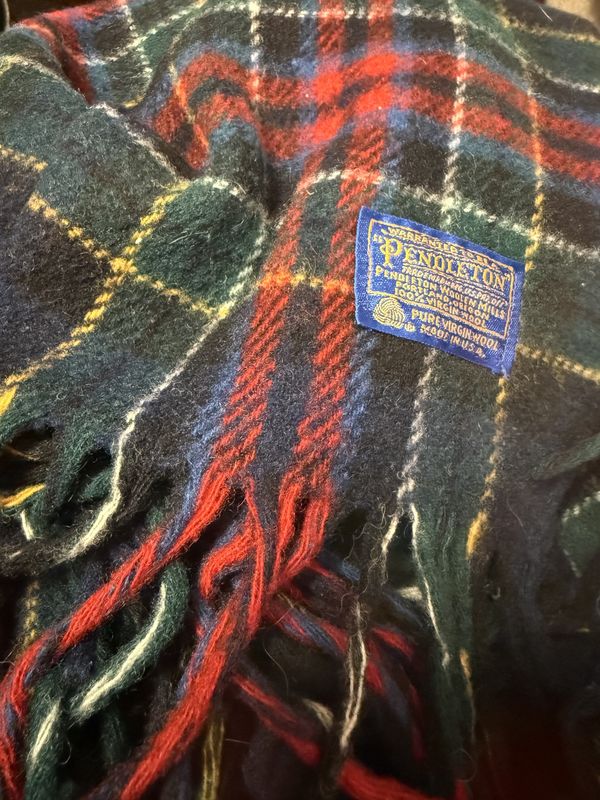 Pendelton Plaid Wool Blanket
